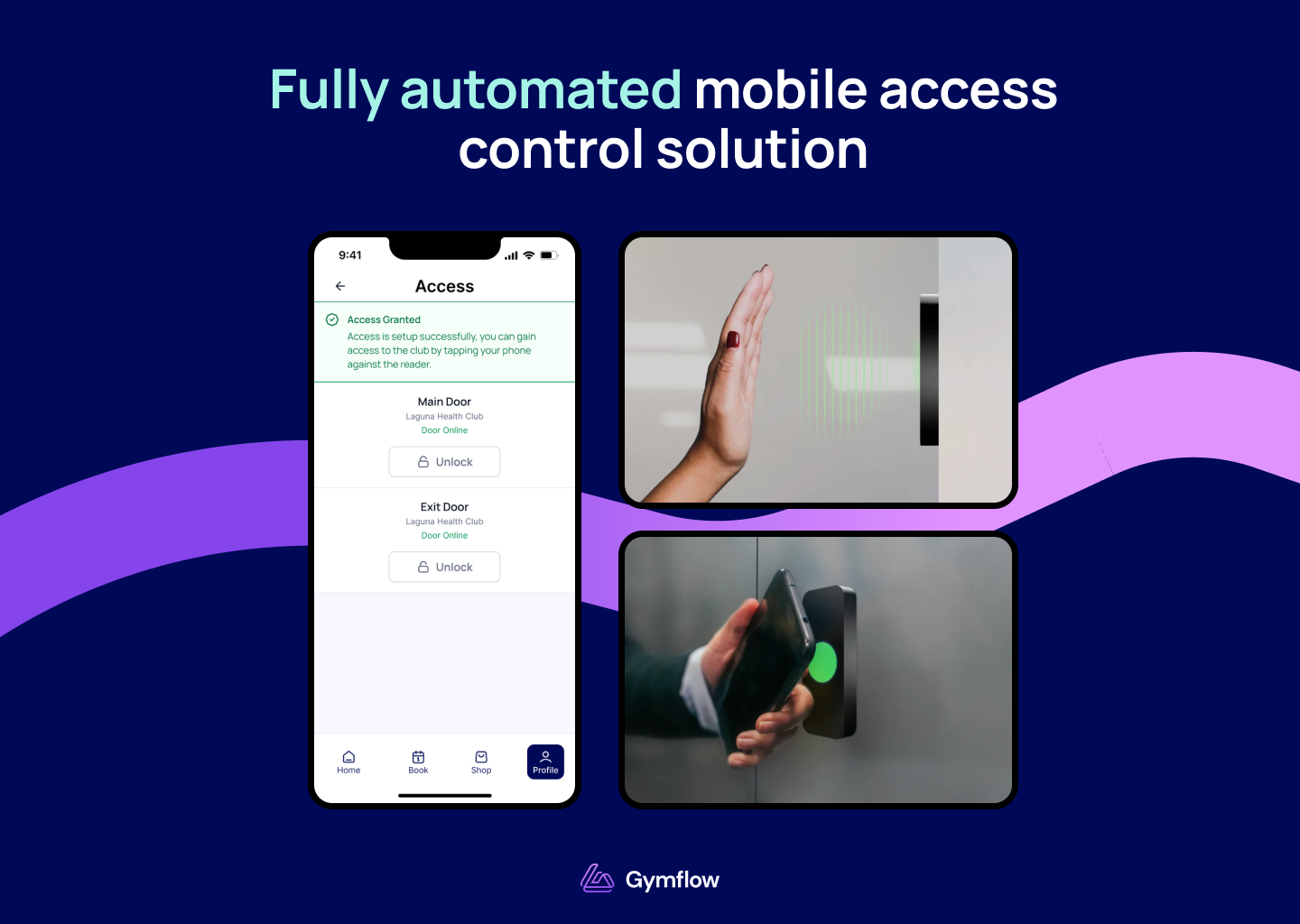 GymFlow Software - Mobile Access Control