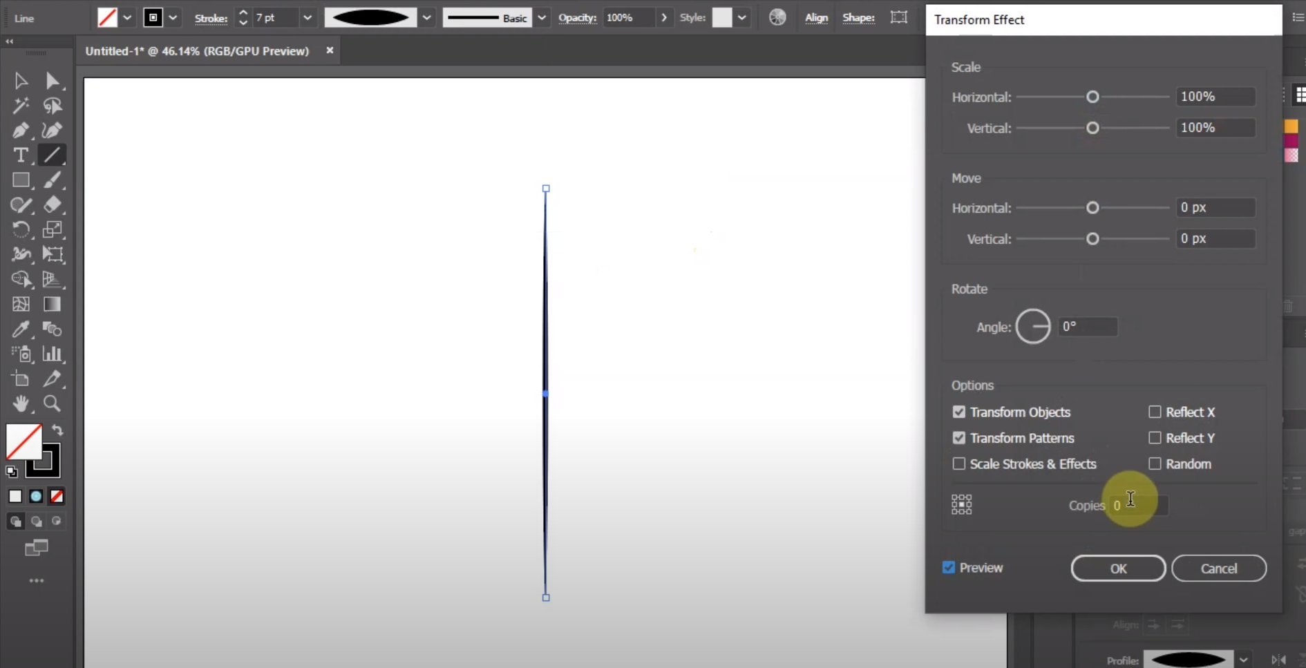 Adobe Illustrator Software - Adobe Illustrator transform effect