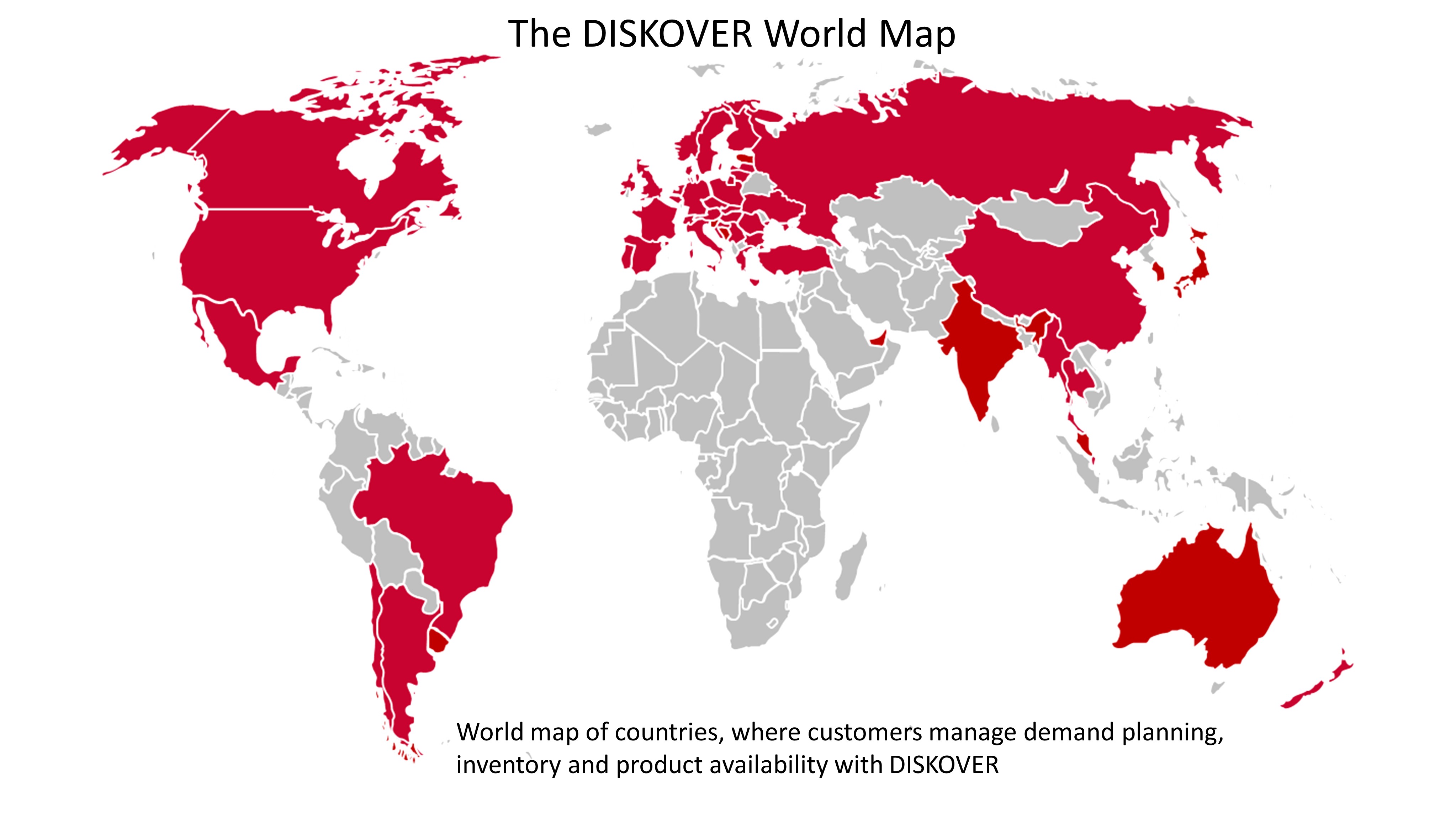 DISKOVER is use world wide 