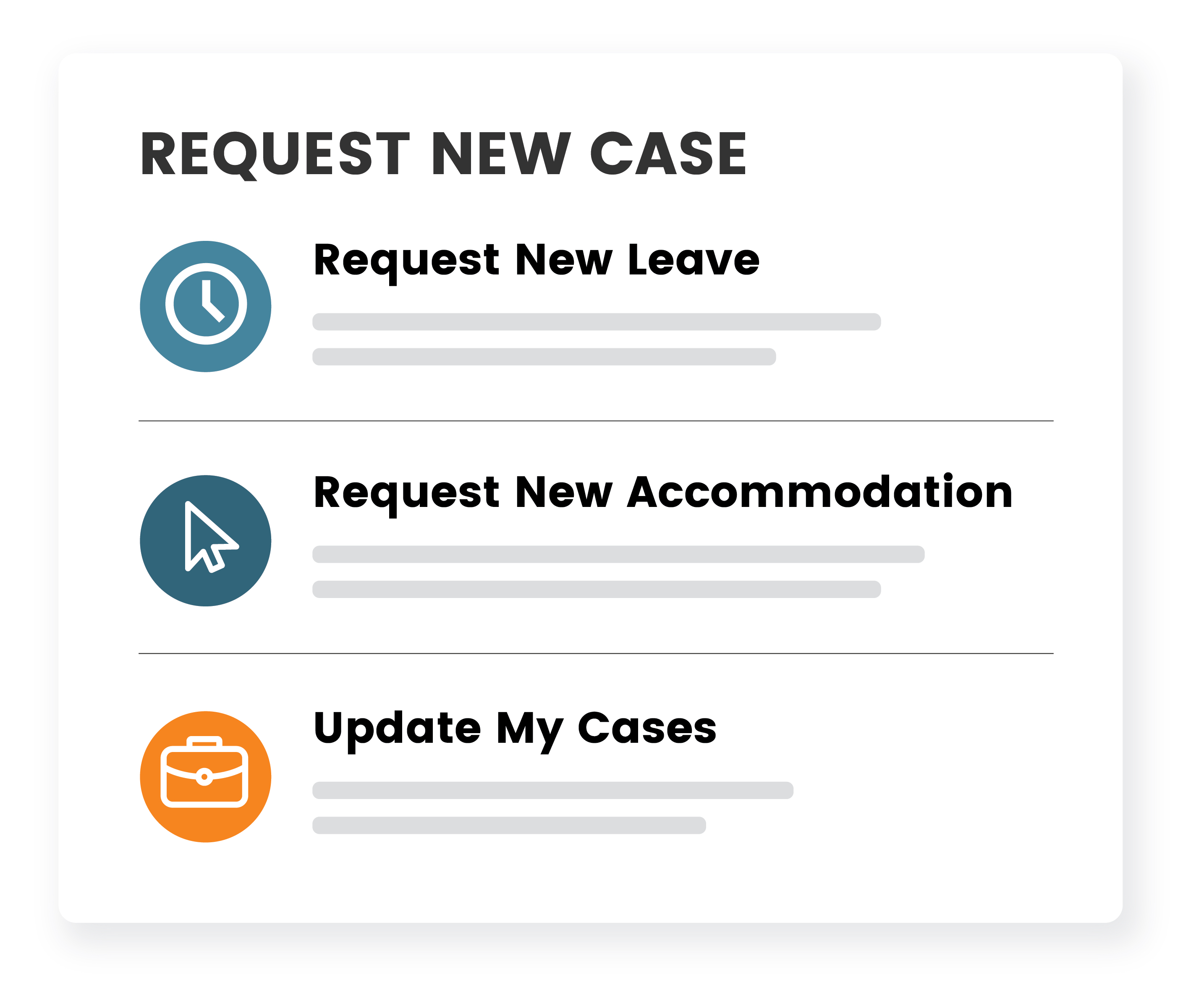 Intuitive Leave Case Workflow