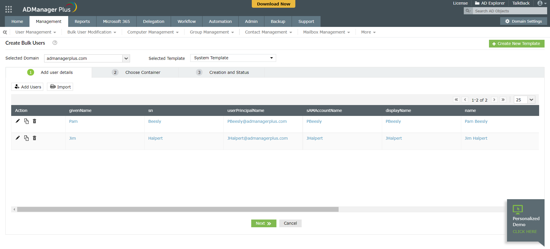 ManageEngine ADManager Plus Software - 4