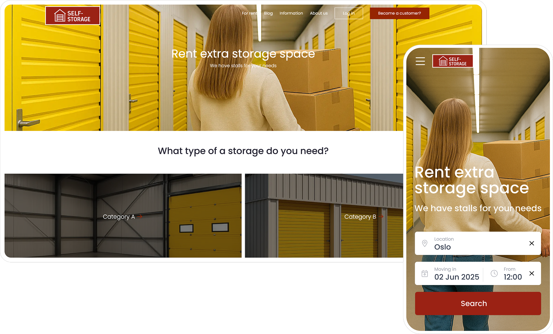 Sharefox screenshot: Website with booking system