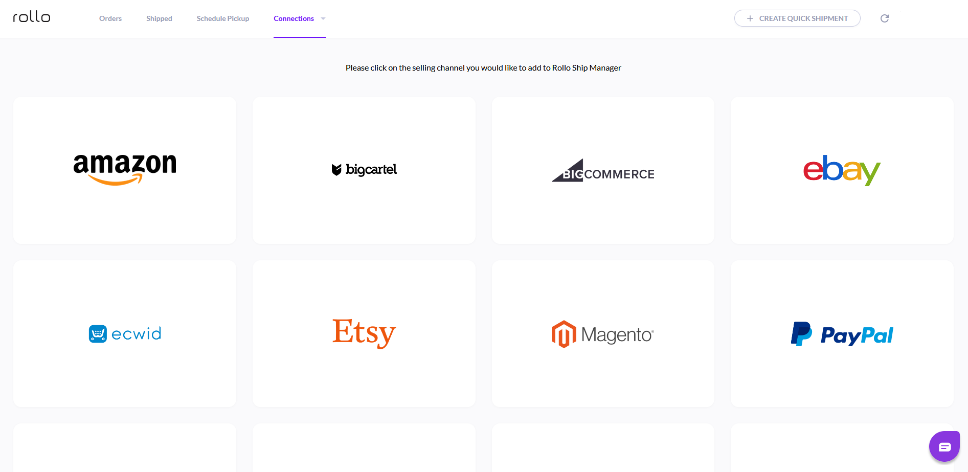 Connect your selling channels to manage and track all orders in one place.