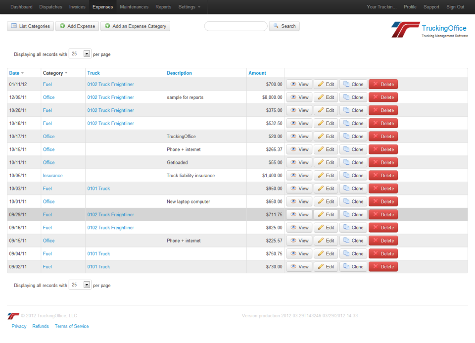 TruckingOffice Software - 3