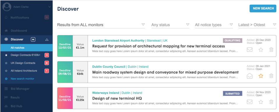 Orbidal Discover - Find public sector opportunities for your business worldwide-thumb