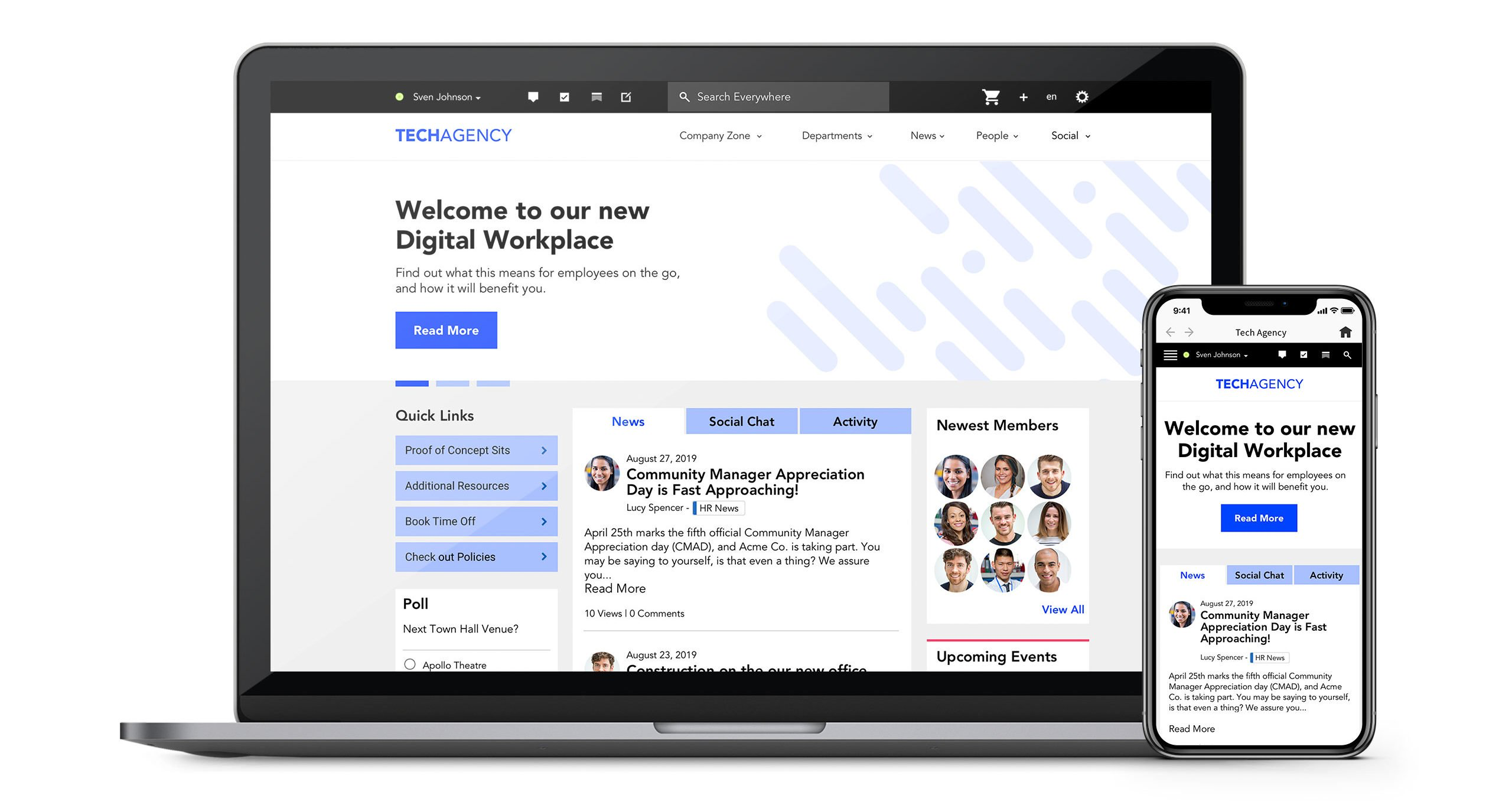Igloo Website Mockup Tech Agency