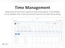 Klient PSA Software - Klient PSA - 100% Native on Salesforce - Time Management