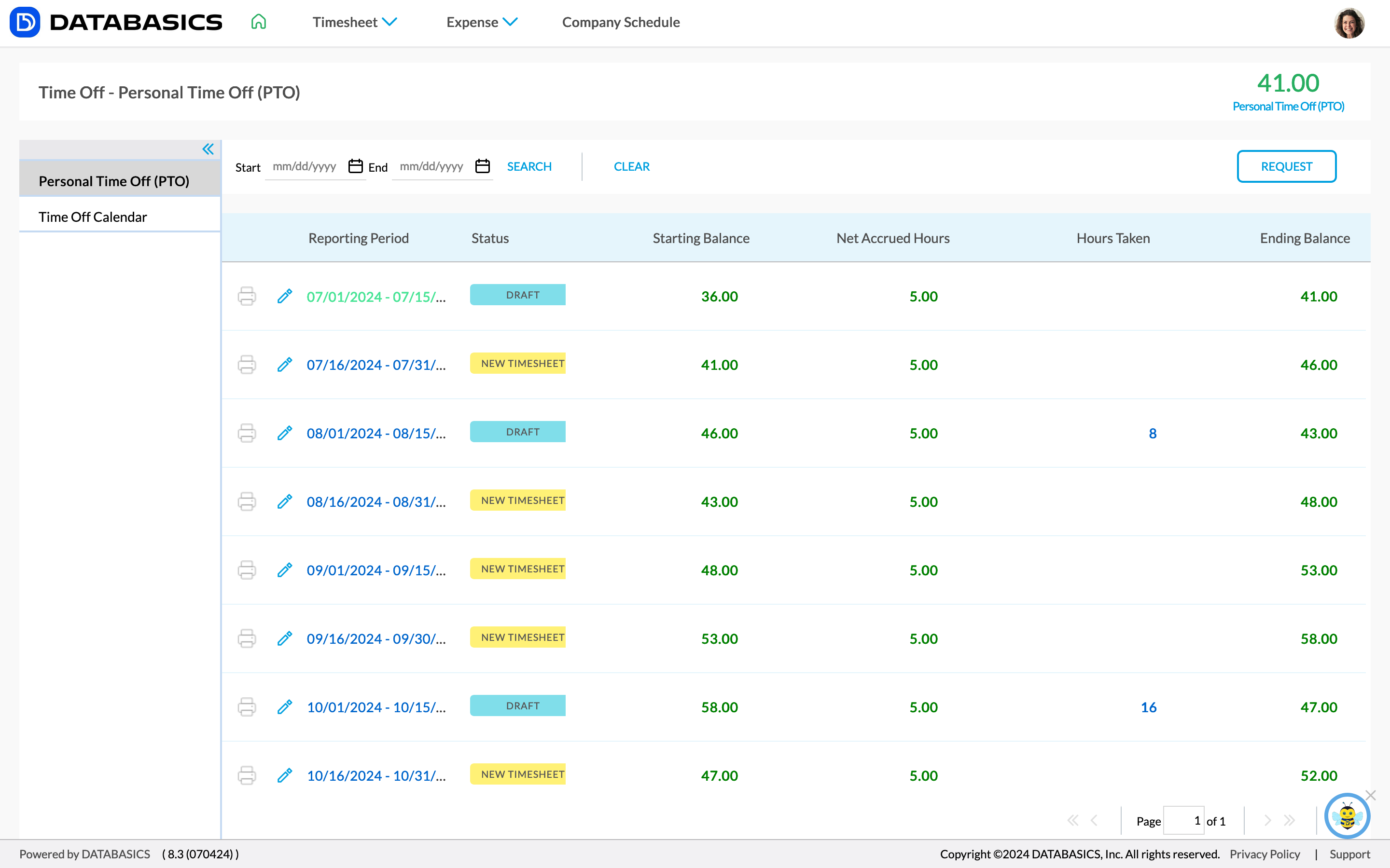 DATABASICS Time Software - DATABASICS is designed to meet the most demanding and specialized requirements including making entry and approval simple, fast, and easy.