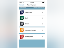 eBizCharge Software - The software's mobile app allows business owners to take payment via debit card, credit card, and cash