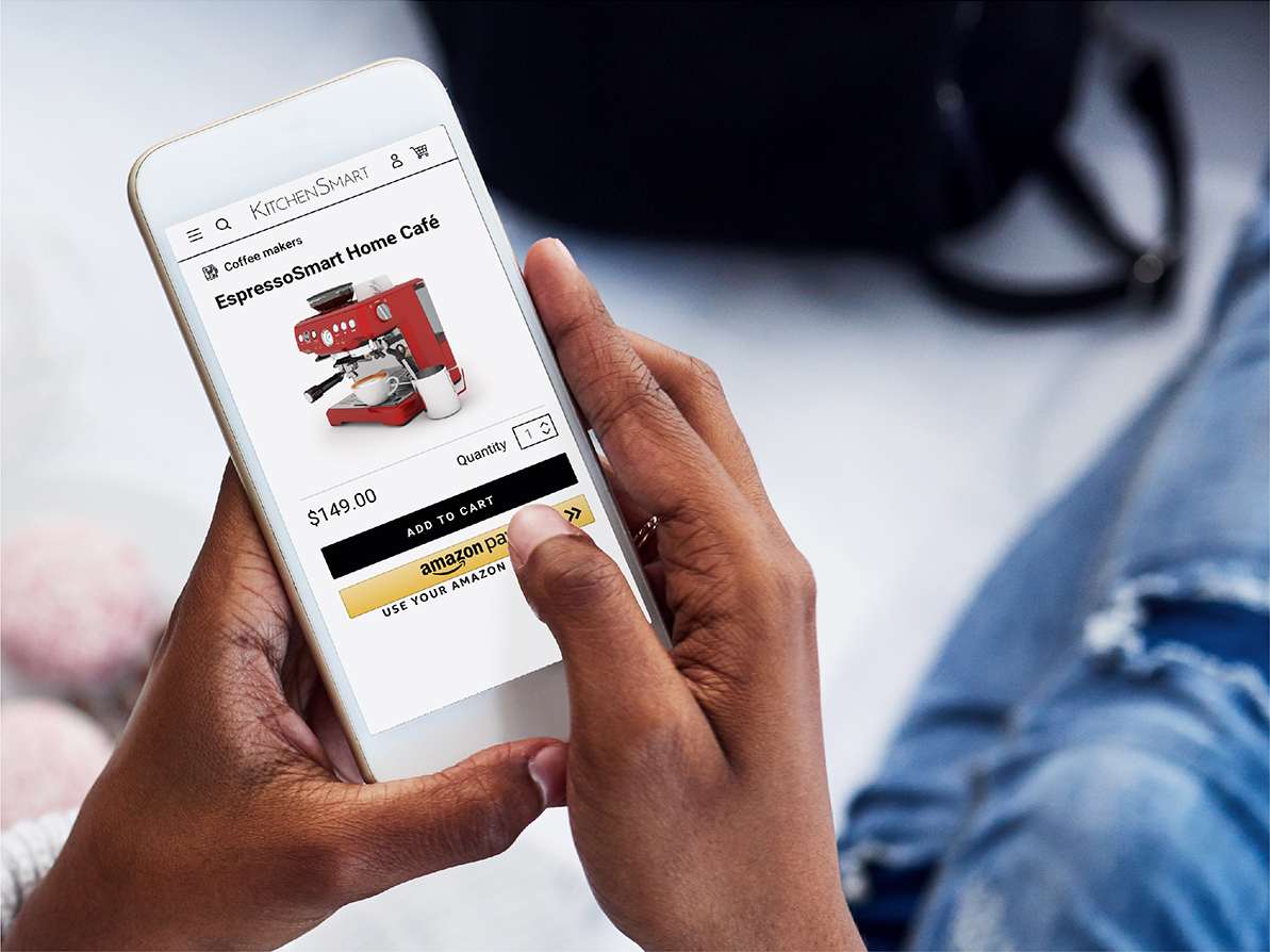 Amazon Pay screenshot: Simplify your Checkout with Amazon Pay