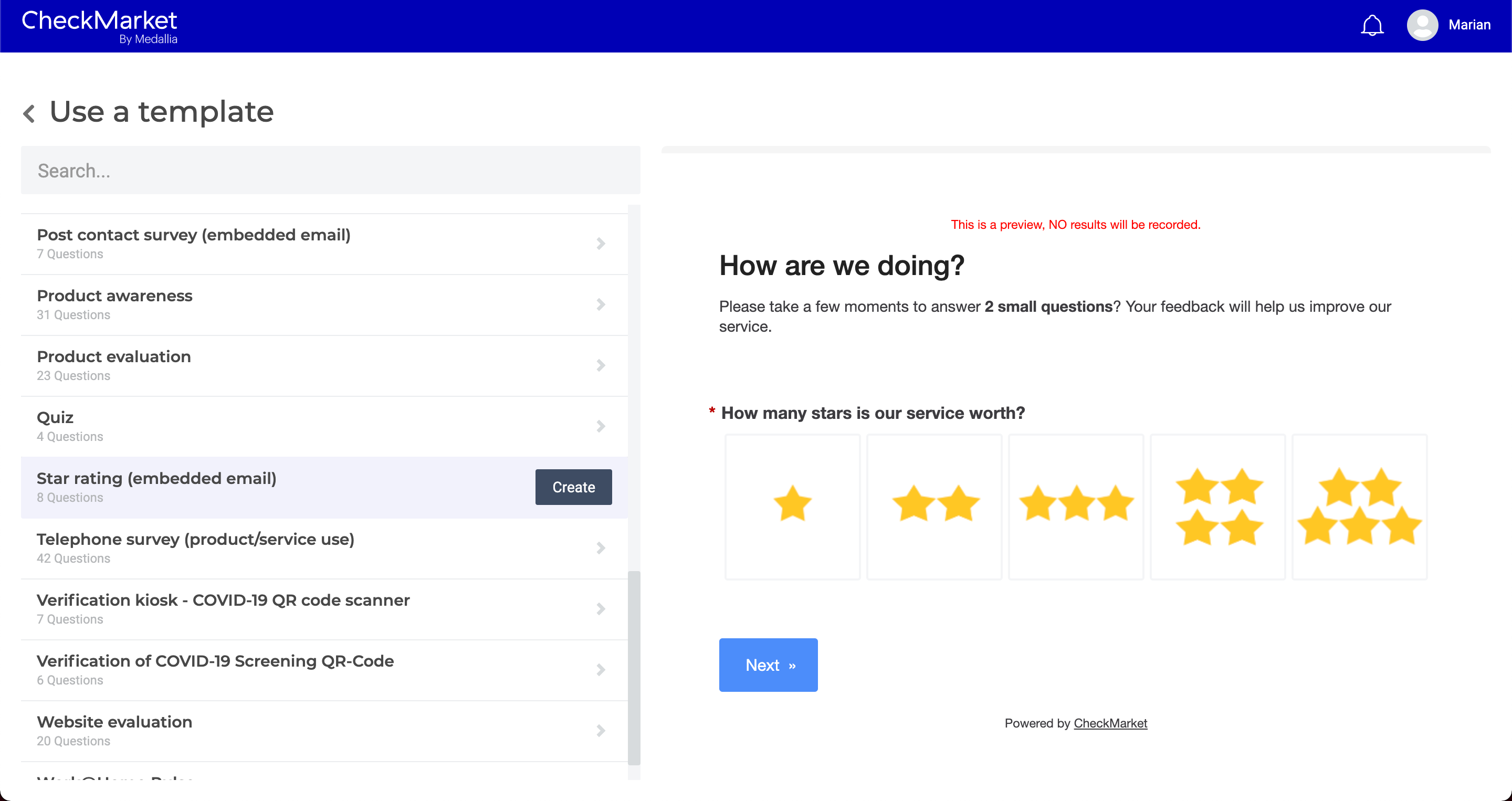 CheckMarket Software - 3