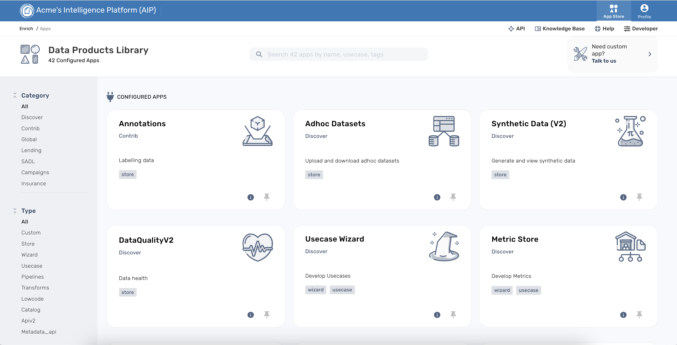 Scribble Data Enrich Software - Collaborative development and data consumption with a data products library. Accelerate data product development with reusable datasets and features. Seamlessly share these products with team members for enhanced collaboration.