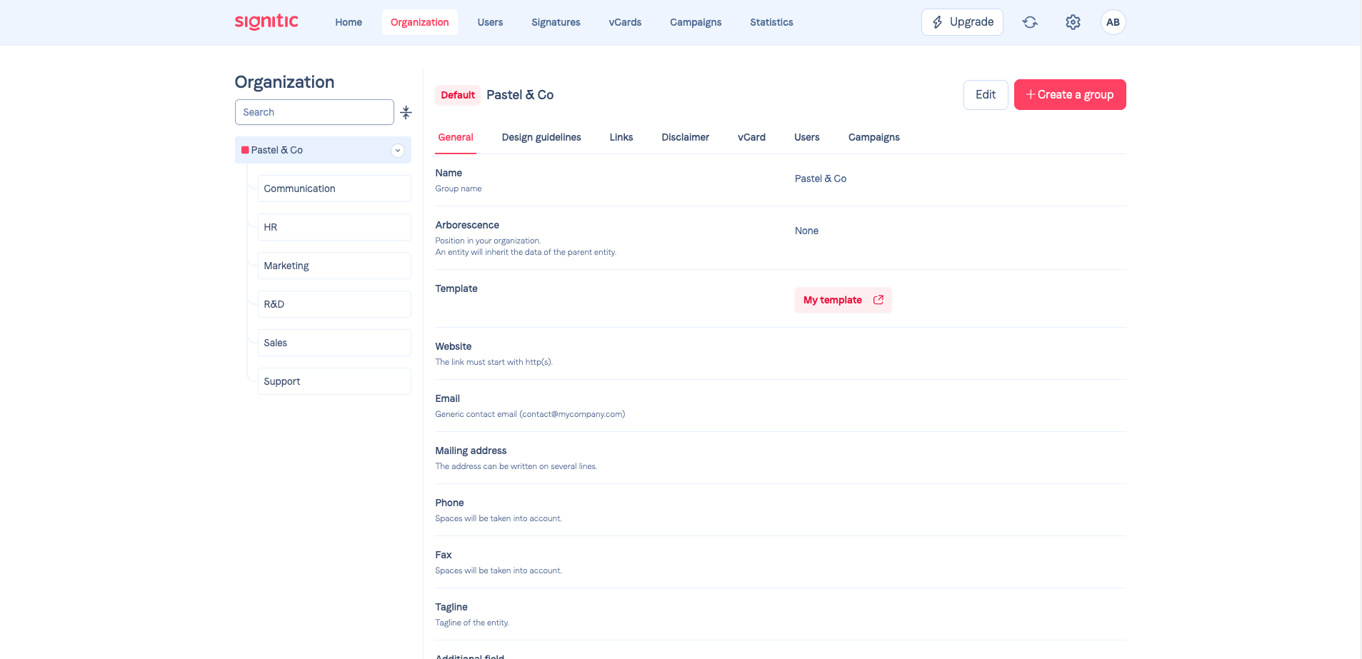 Signitic Software - Add data to your organization and create a segmentation. - thumbnail