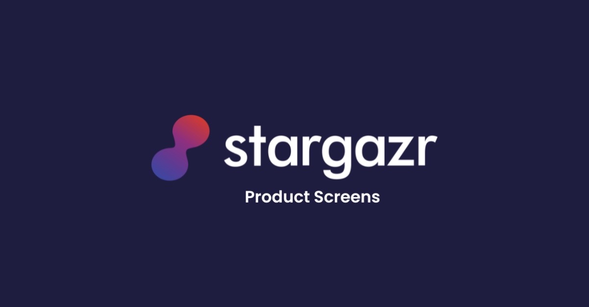 Stargazr Product Screens