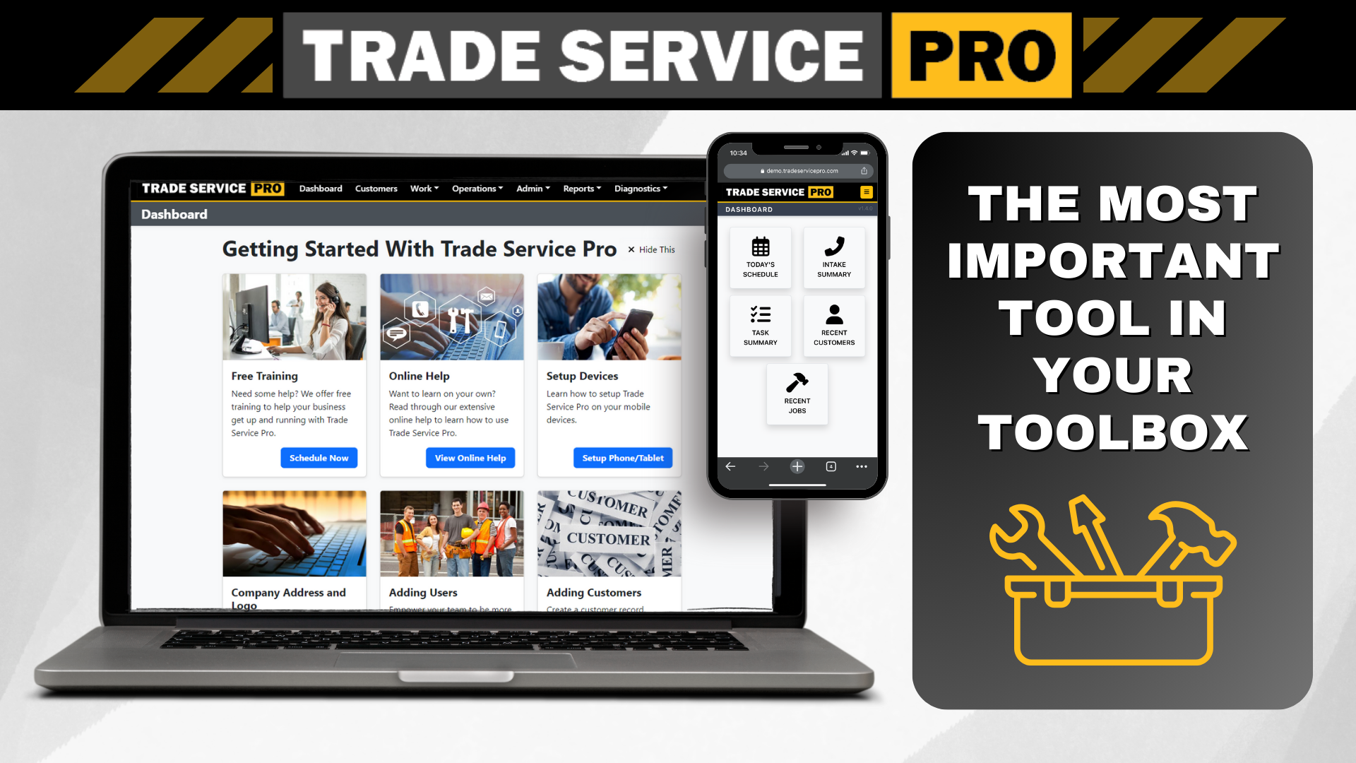 Trade Service Pro - the most important tool in your toolbox!