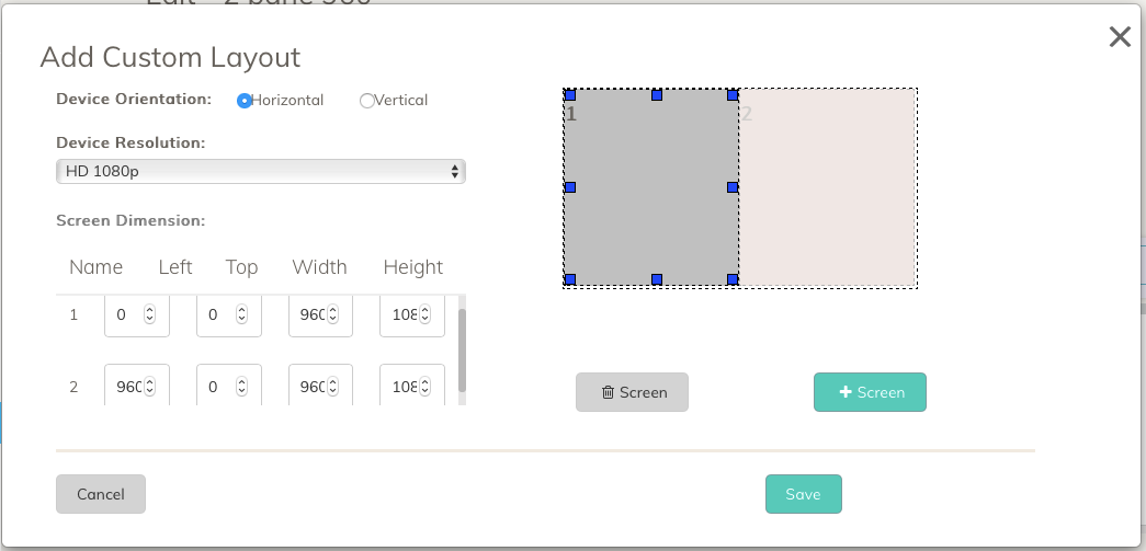 Infinite layout possibilities