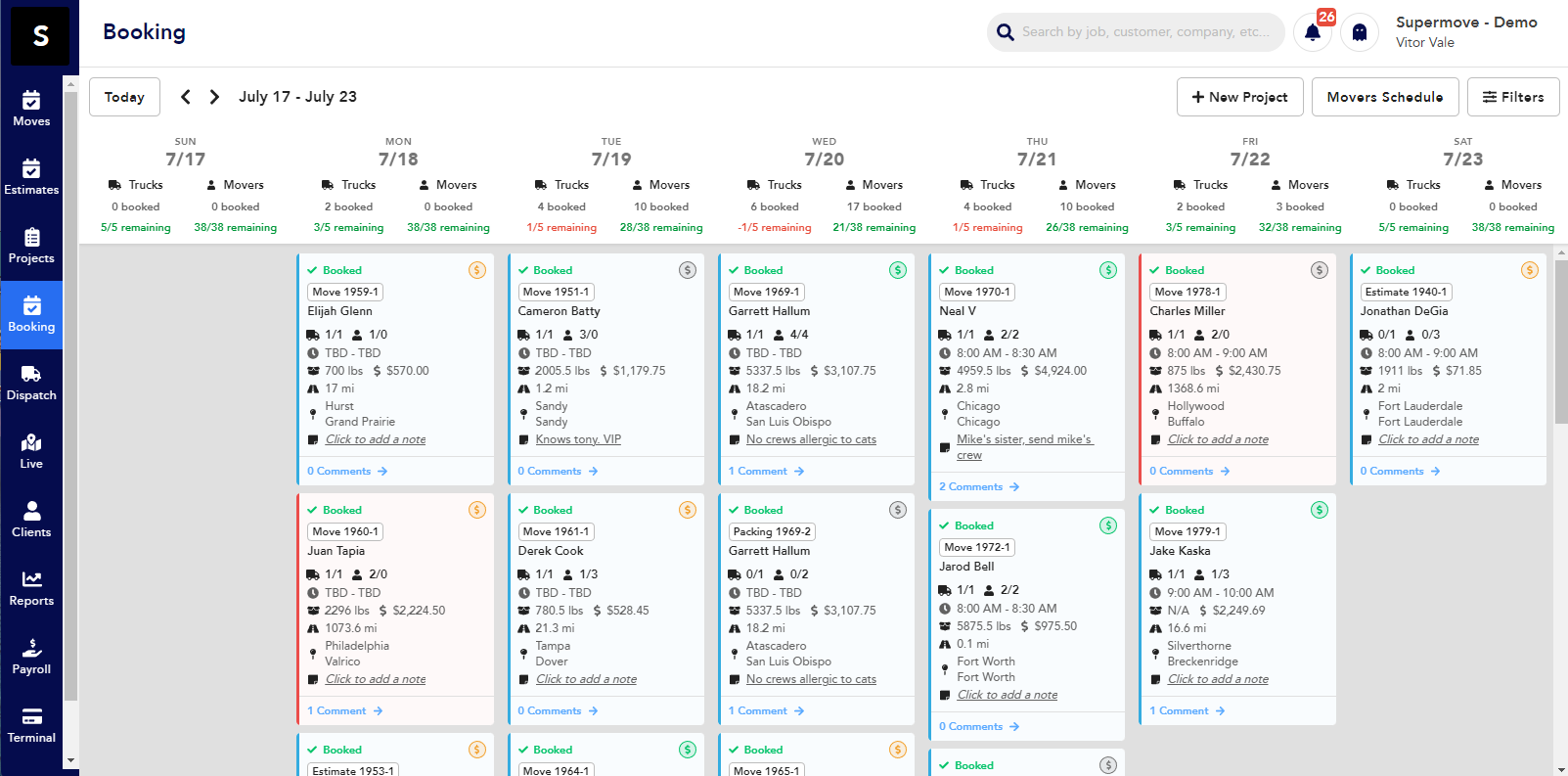 Paperless Contract (BOL) - Moving Software CRM