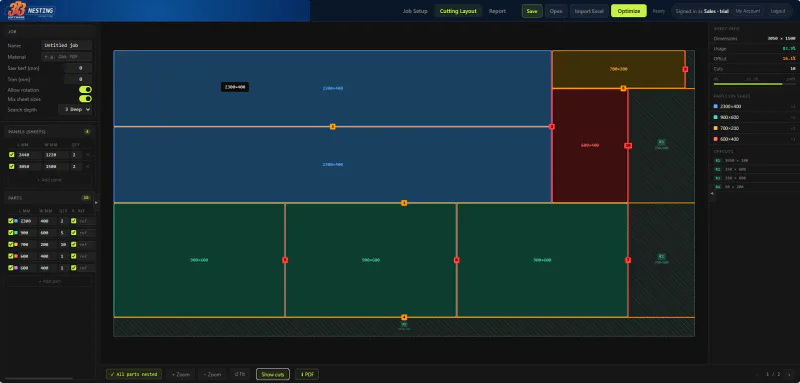 Box Layout Optimizer 373 Nesting - 2d Panel Cutting Optimizer Price, Features, Reviews ...