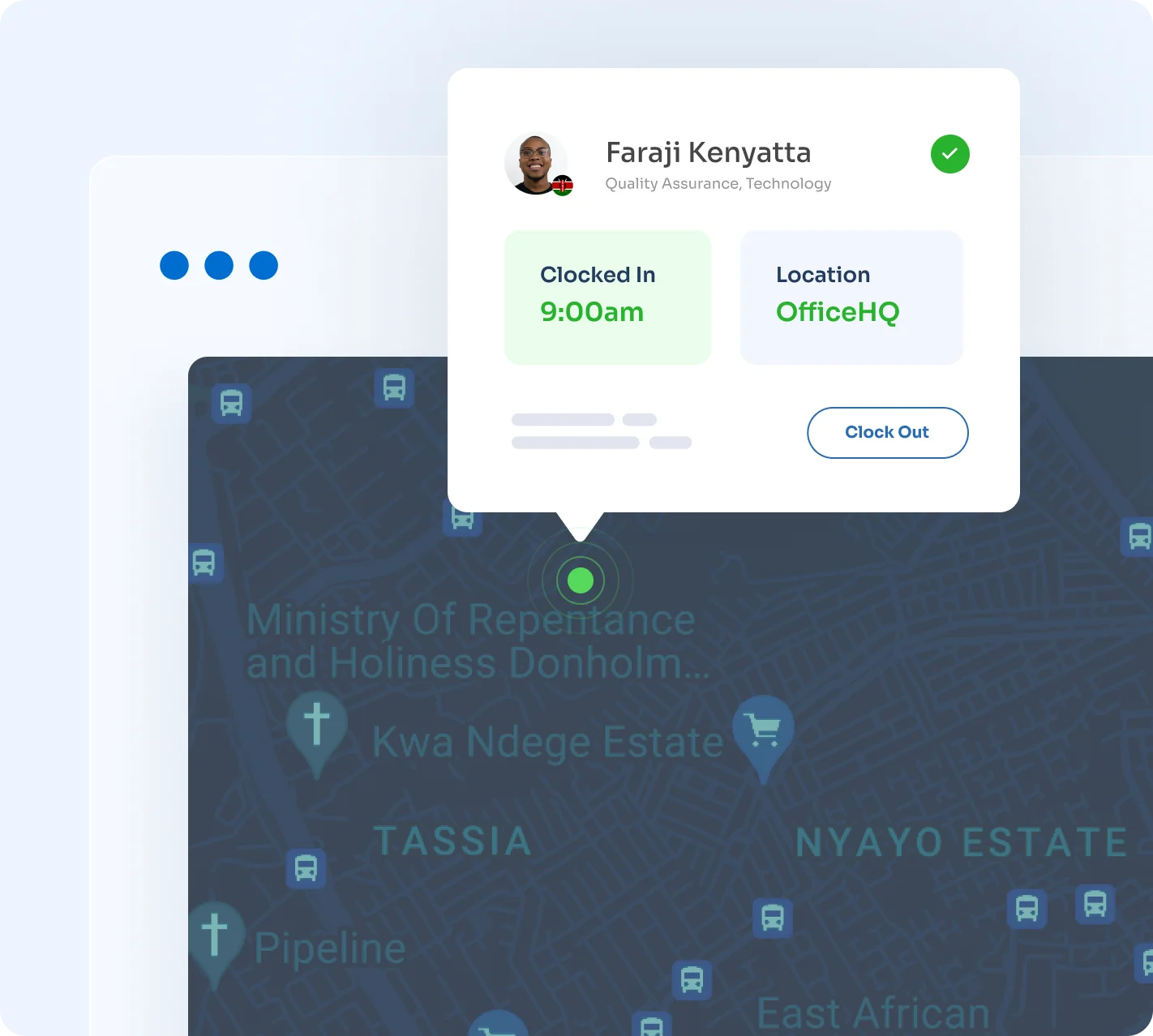 SeamlessHR screenshot: SeamlessHR map