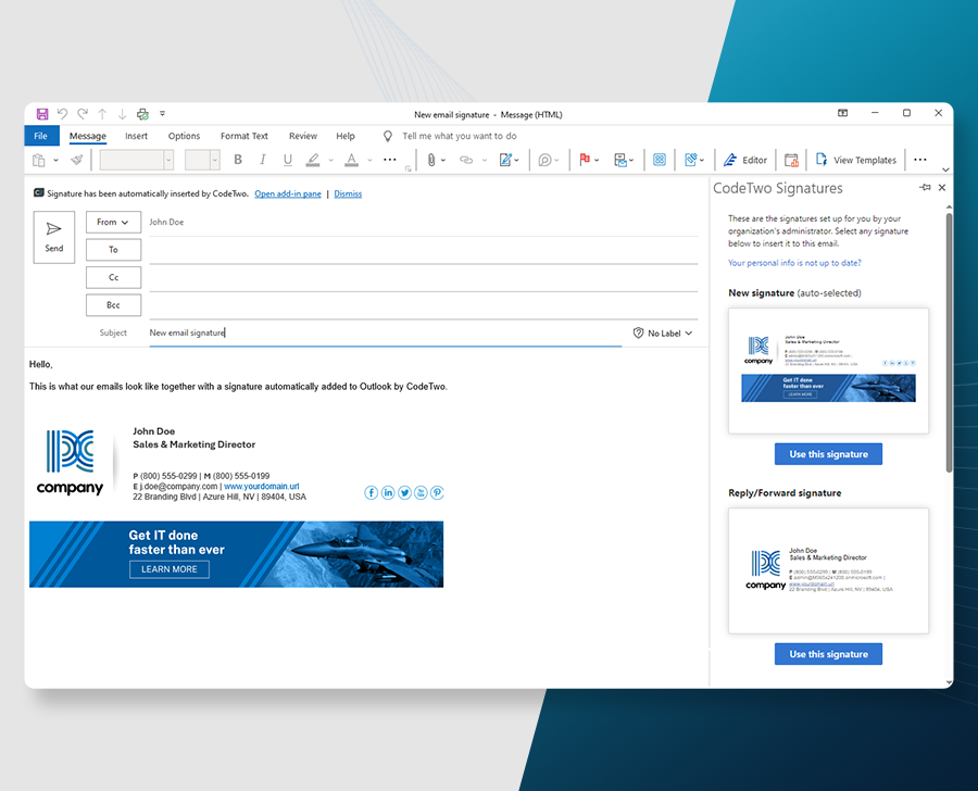 CodeTwo Email Signatures 365 Pricing, Alternatives & More 2025 | Capterra