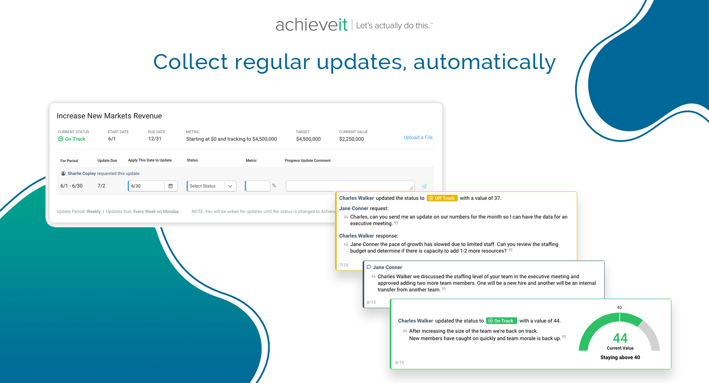 No more multi-tabbed, thousand row spreadsheets. Easily filter plans for the information you need. And you’re always just a click away from all context & historical updates.