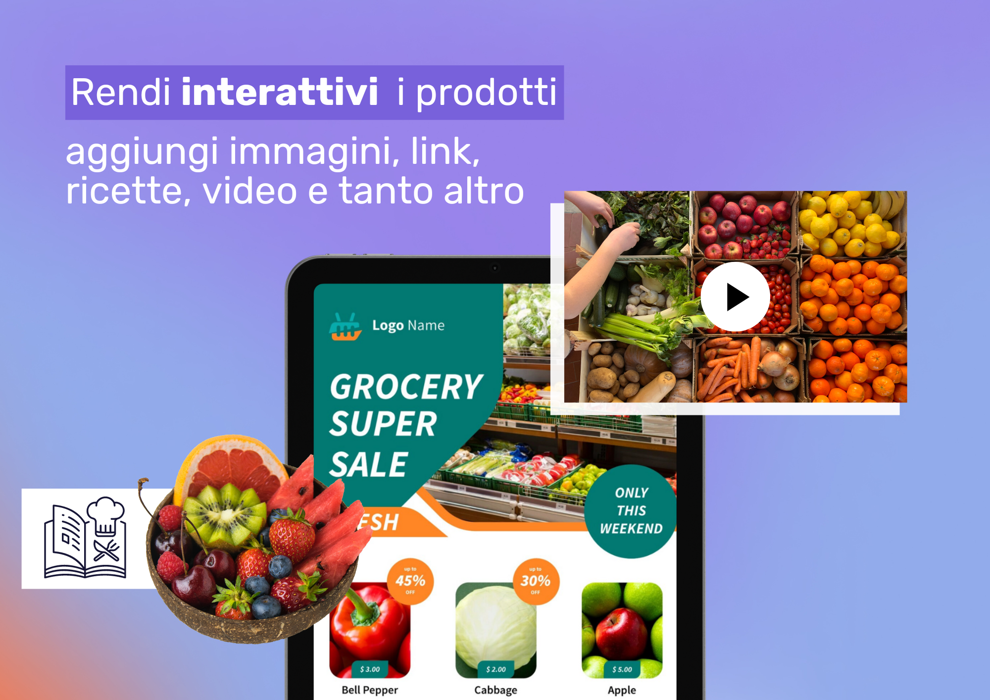 inPublish Software - Rendi unica e coinvolgente la tua pubblicazione aggiungendo a tutti i prodotti delle interattività! Immagini, link esterni, ricette, video e tanto altro.