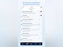 Samepage Software - Stay on top of your notifications with inbox. Mark things as read if they don't require your attention.