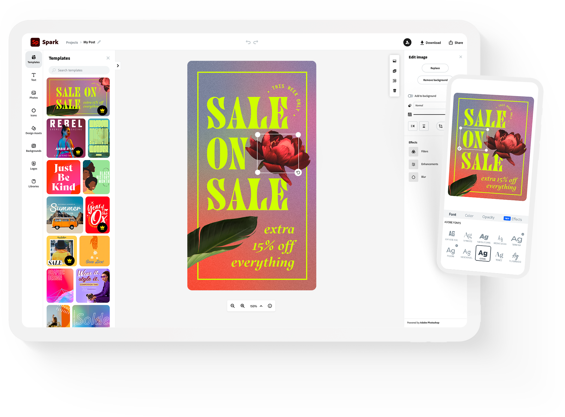 Adobe Spark Software - 1