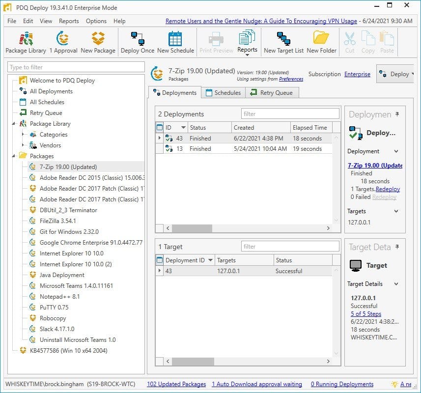 PDQ Deploy & Inventory Logiciel - 2