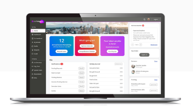 Staffology HR screenshot: Staffology HR main dashboard
