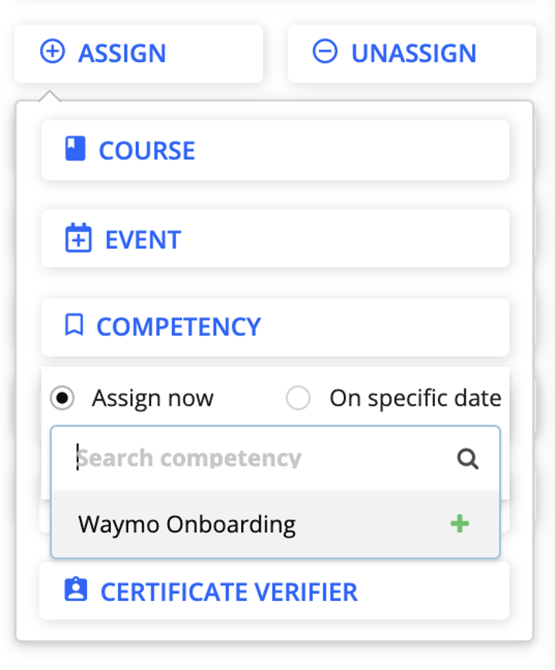 My Learning Hub Software - Flexible assignment options