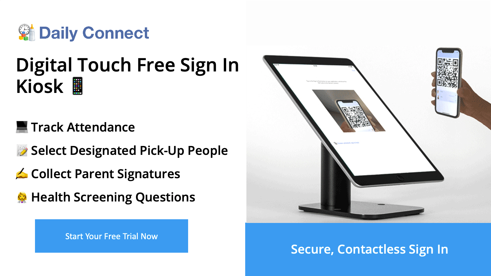 Touch Free Digital Sign In