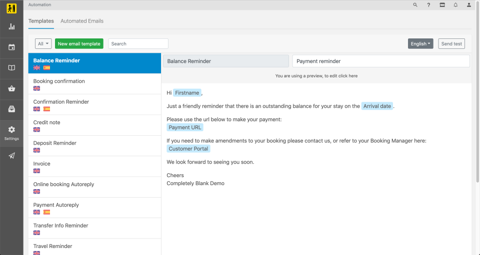 Bookinglayer Software - 4