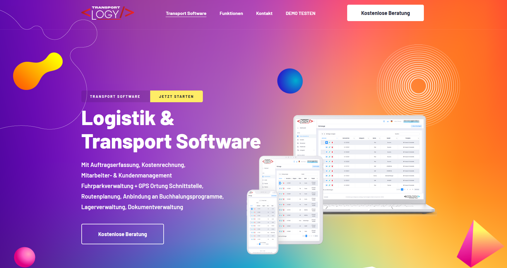 Transportlogy TMS Software Software - 2
