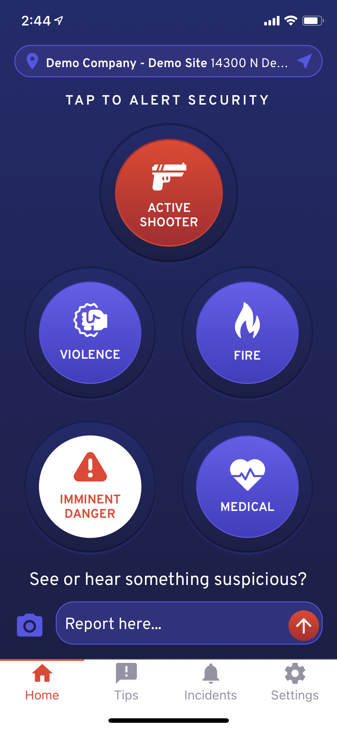 Defendry SeeSay App - Panic Buttons, Anonymous Tip Reporting, & Mass Emergency Notifications