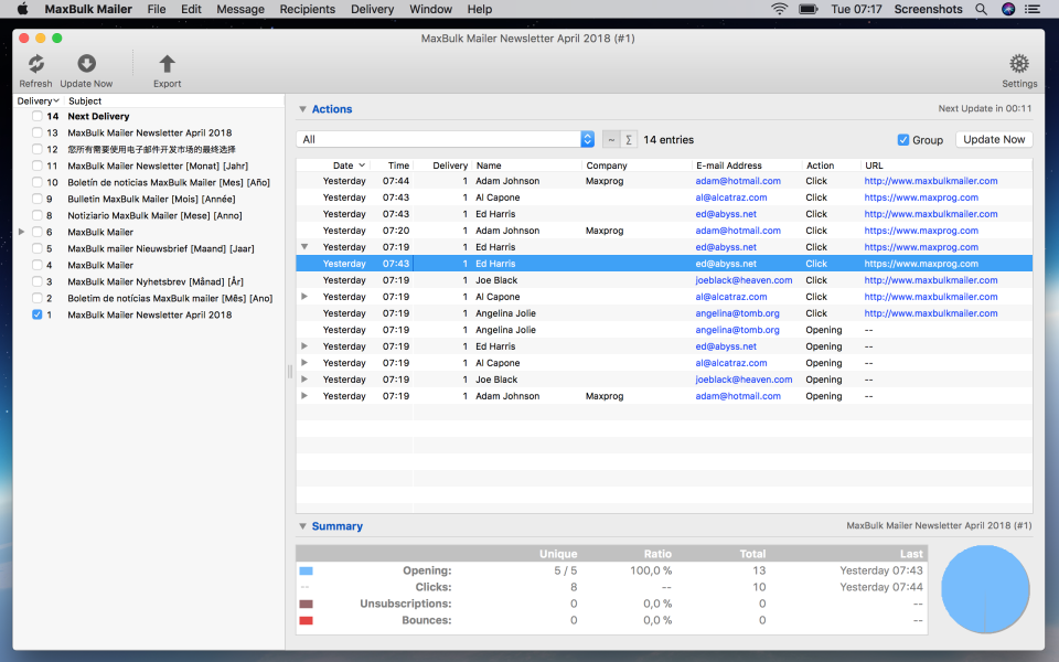 MaxBulk Mailer Software - 5