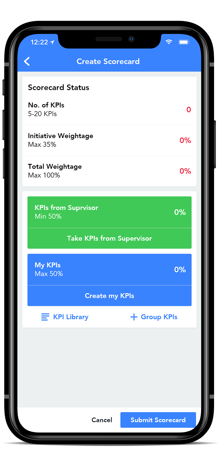 entomo screenshot: entomo scorecards