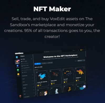 NFT maker feature