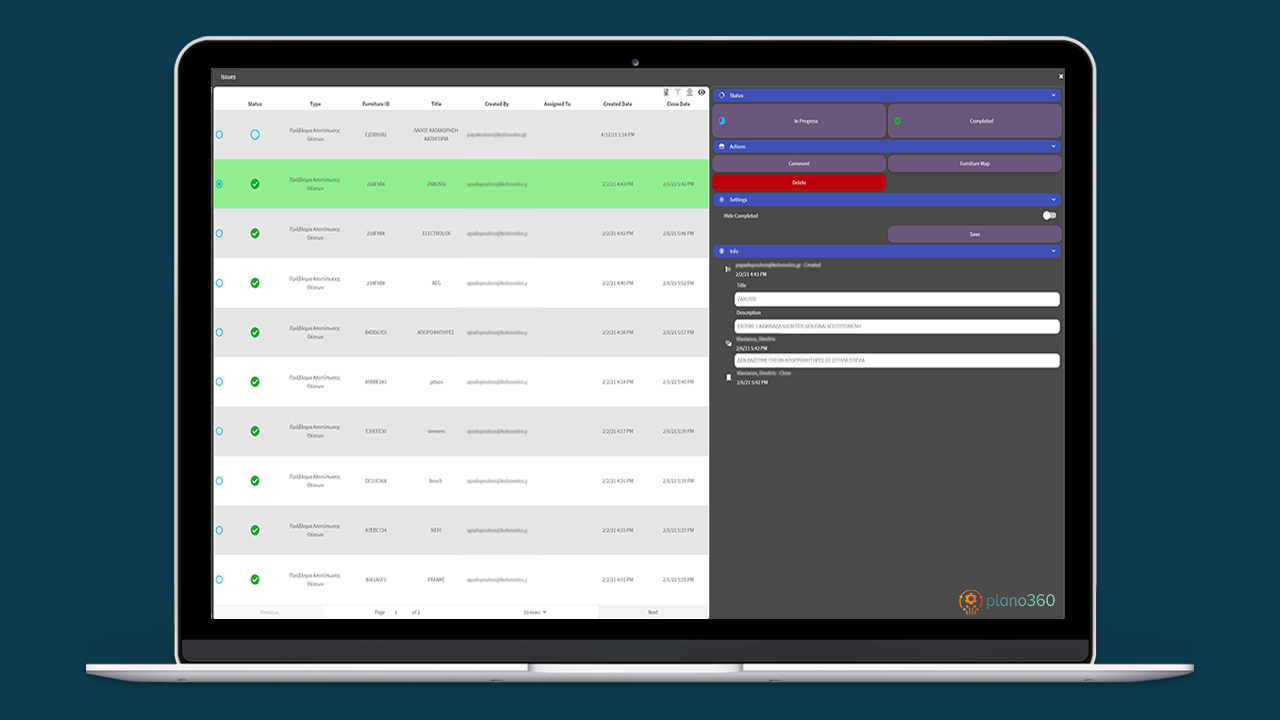 COLLABORATIVE PLANOGRAM EXECUTION: communicate, manage tickets, issues and monitor the resolution process