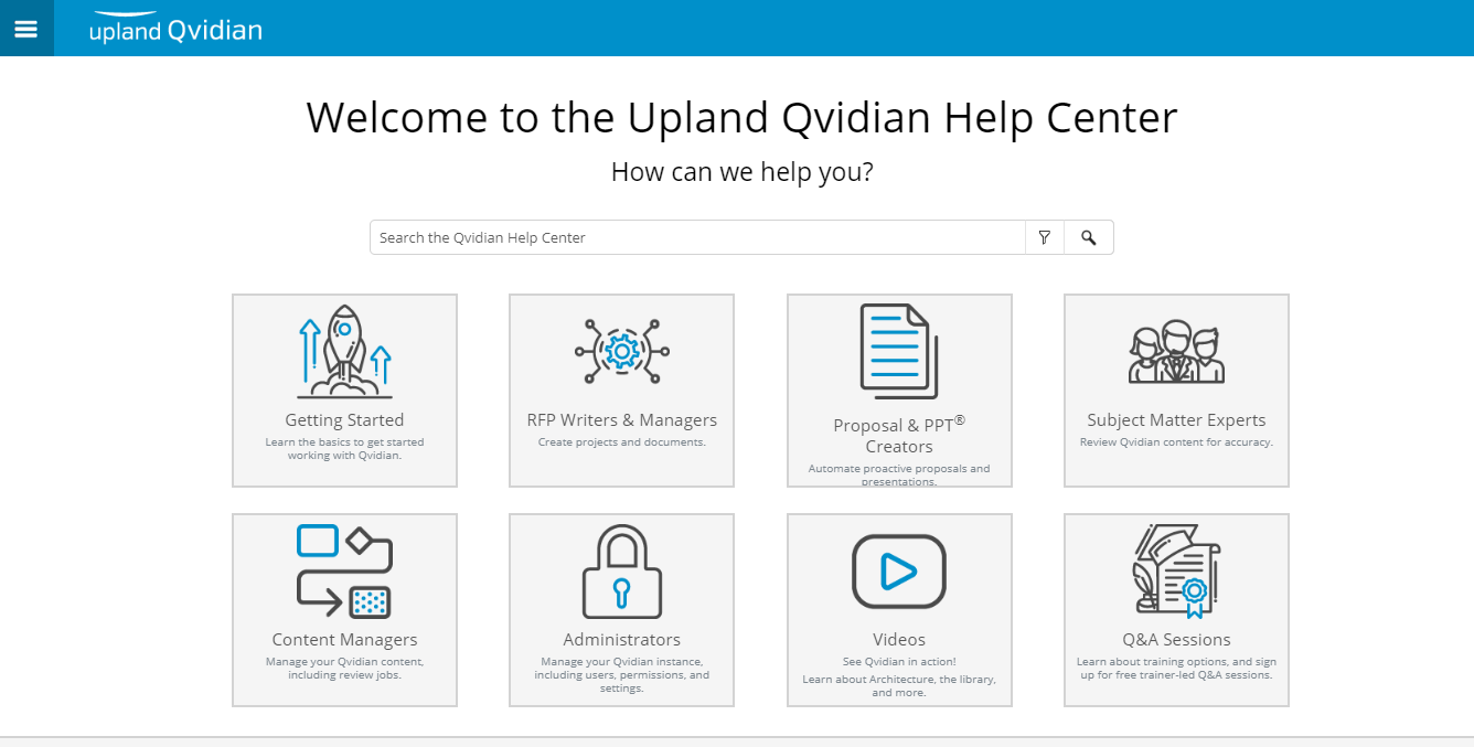 Comprehensive help center