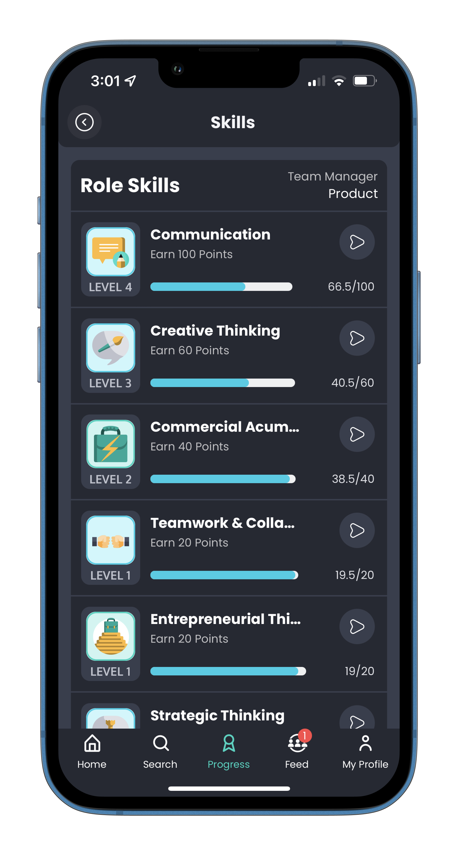 5Mins screenshot: 5Mins skills overview