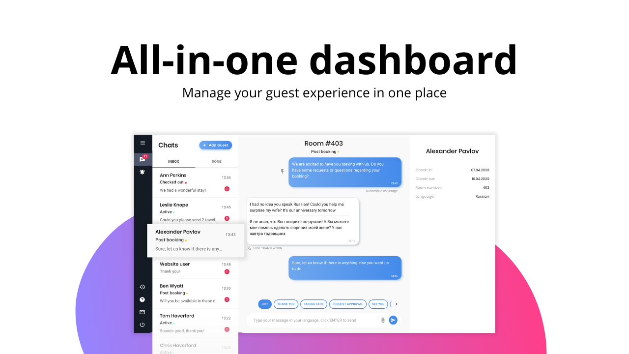 EasyWay Software - EasyWay dashboard view