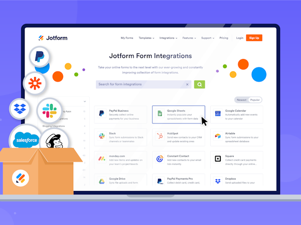 Jotform Software - Jotform offers everything from CRMs and cloud storage solutions to payment processors and project management boards!