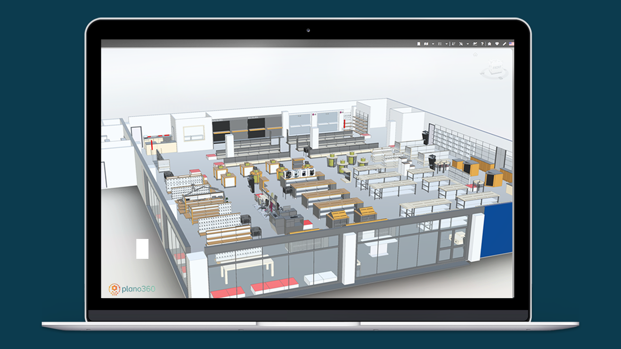 DIGITAL TWINS OF THE STORES, 2D or 3D BIM files from retail stores
