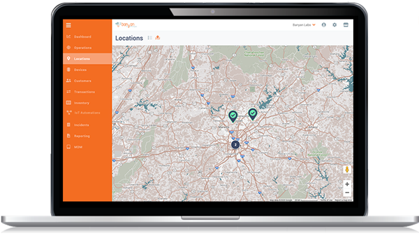 Canopy Software - Canopy's location module shows you where all of your deployed devices are at any point in time.