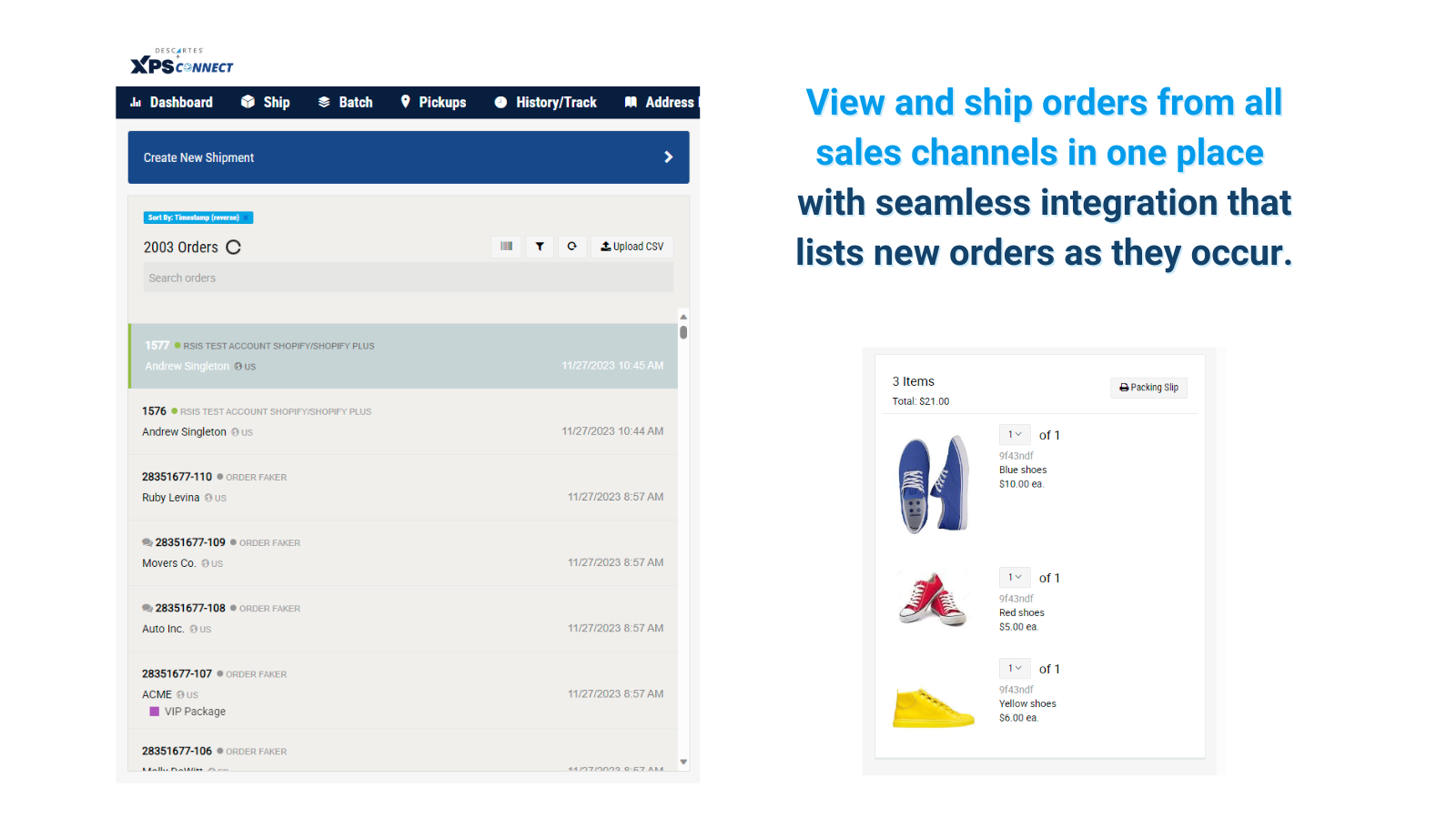 View all sales channels in one place