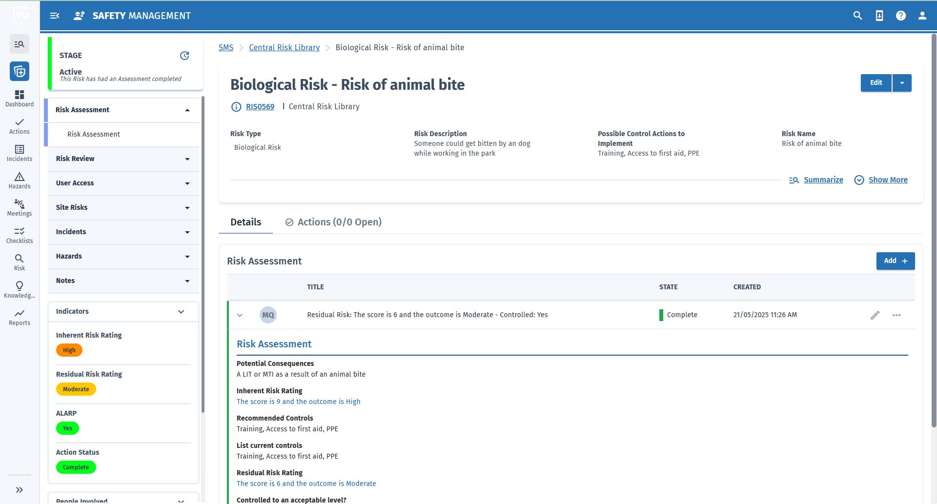 HSI Donesafe Software - 1
