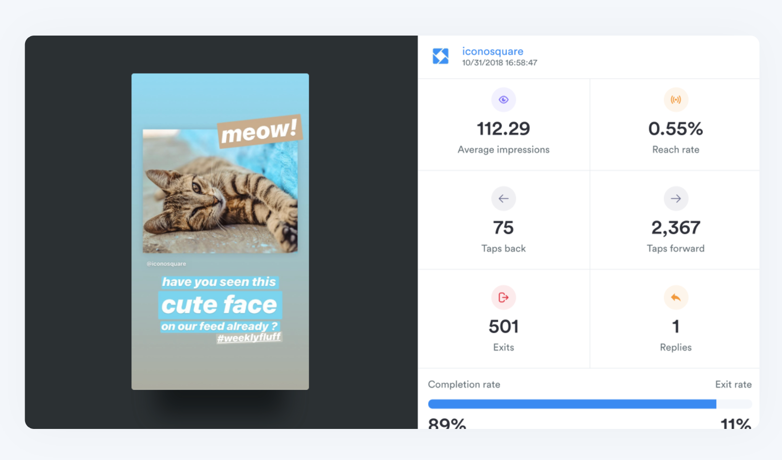 Iconosquare Software - Stats
