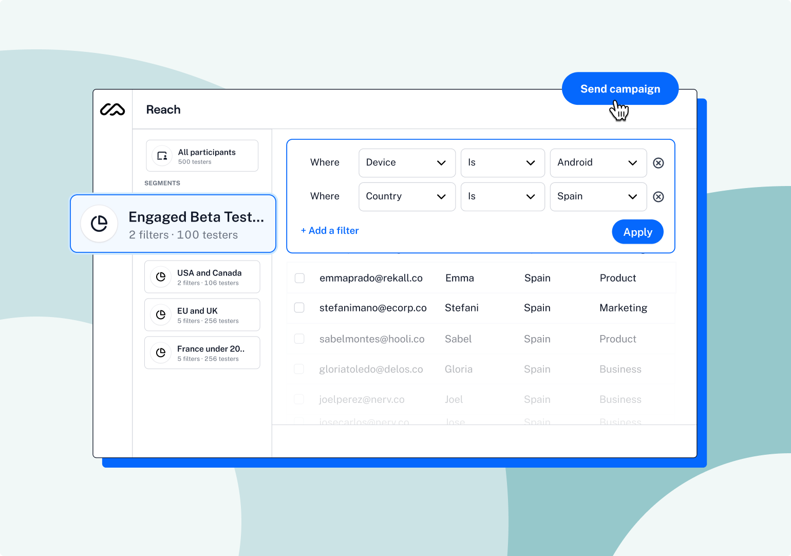 Maze Software - Build a tailored participant database and send targeted research campaigns.