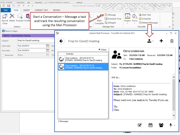 FocusMe for Outlook Software - 3